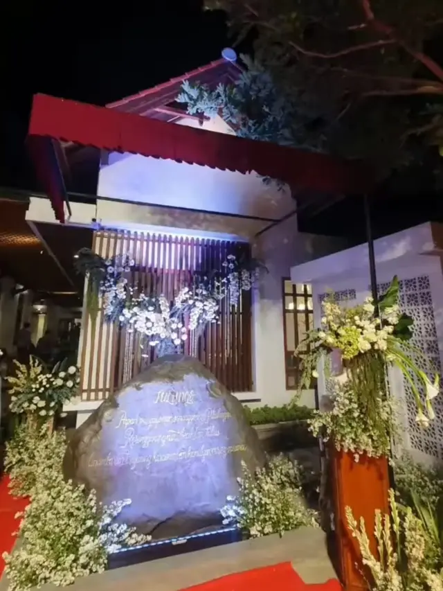 Peresmian Pendopo Soimah