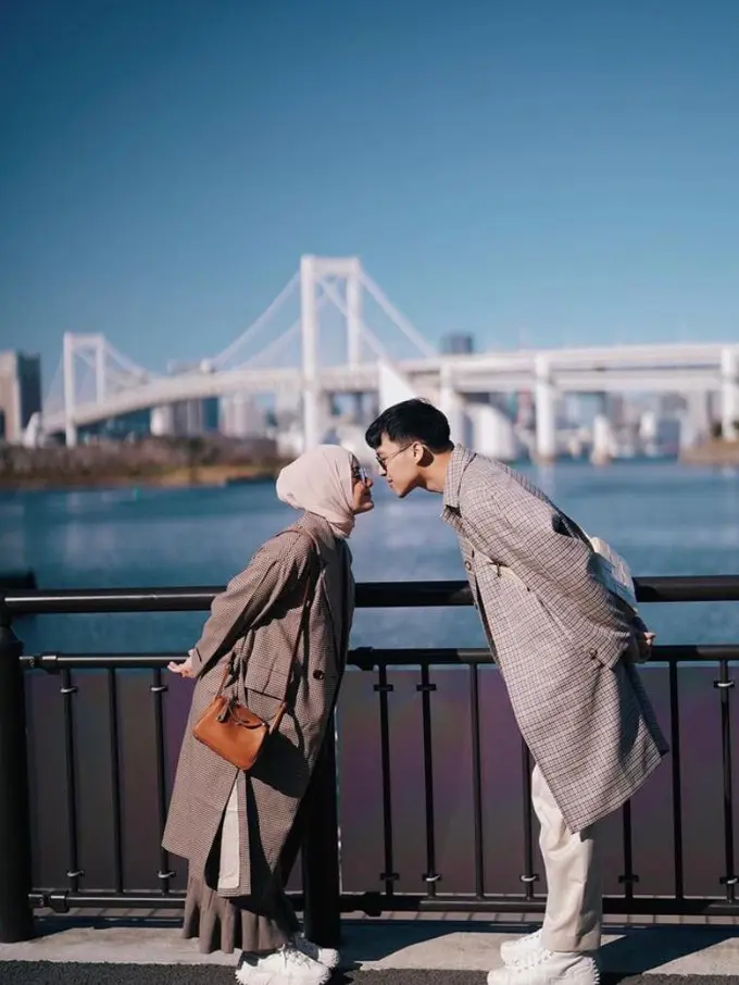 Potret Mesra Dinda Hauw dan Rey Mbayang di Jepang, Bak Bulan Madu