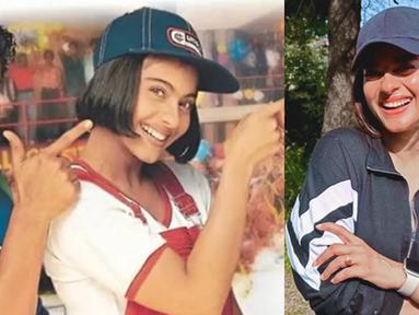 Seperti diketahui, Kajol berperan sebagai Anjali di film fenomenal Kuch Kuch Hota Hai. Beradu akting dengan Shah Rukh Khan dan Rani Mukerji, film ini pun melambungkan namanya sampai ke luar negeri. Karakter Anjali di masa kuliah merupakan gadis tomboi yang berambut pendek. (Liputan6.com/IG/@kajol)
