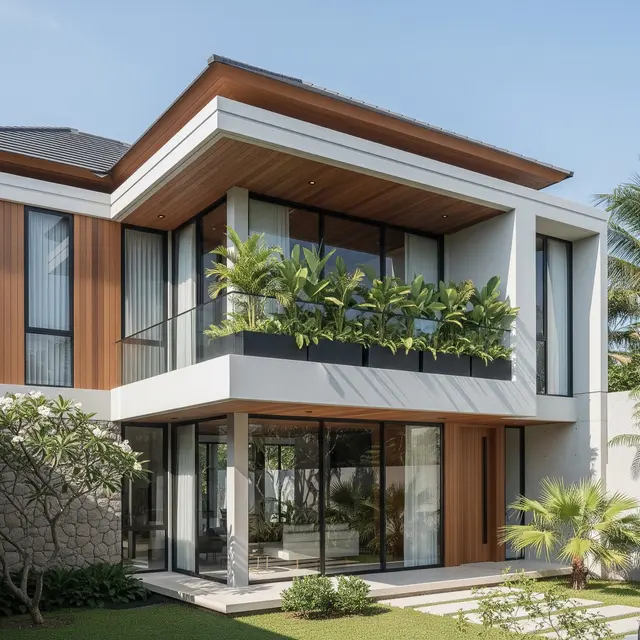 Gambar Desain Rumah Bertingkat yang Modern dan Fungsional