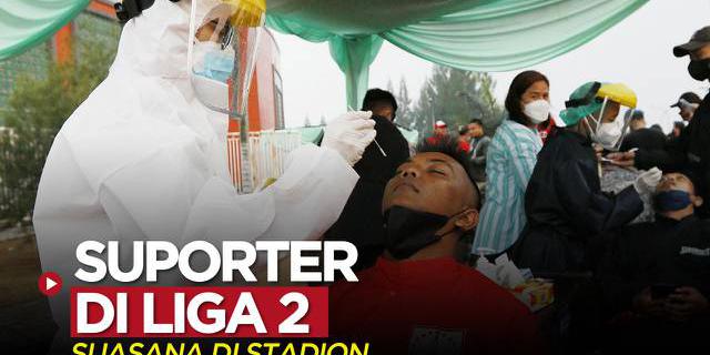 VIDEO: Suasana Suporter di Laga Liga 2, Rans Cilegon FC Vs Persis Solo