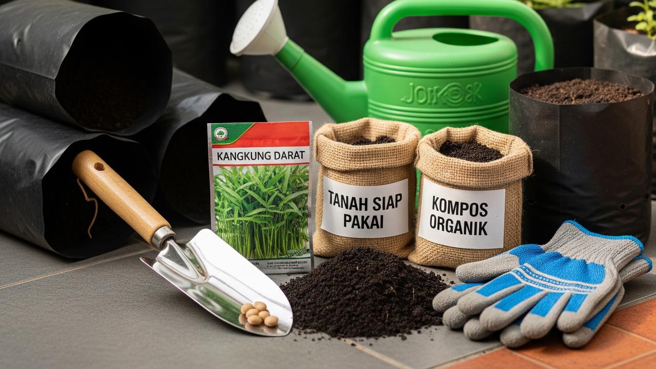 Cara Menanam Kangkung Darat di Pekarangan, Mudah dan Cepat Dipanen