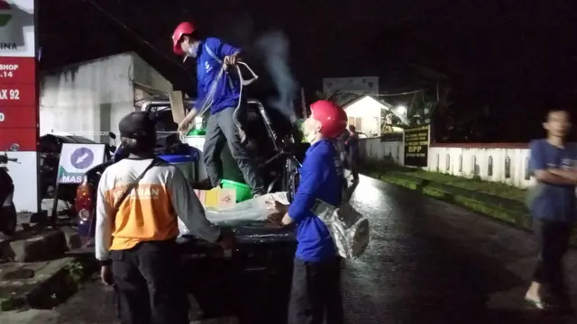 Empat orang meninggal akibat longsor di Banjarnegara. (Foto: Liputan6.com/Tagana Banjarnegara)