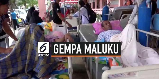 VIDEO: Gempa, Pasien RSUD Haulussy Dirawat di Luar RS