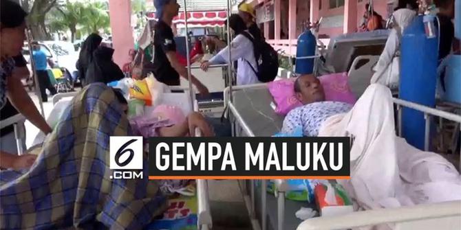 VIDEO: Gempa, Pasien RSUD Haulussy Dirawat di Luar RS