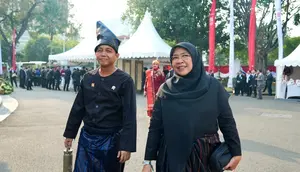 Makna Baju Adat Kajang yang Dikenakan Raja Juli di Upacara HUT ke-81 RI