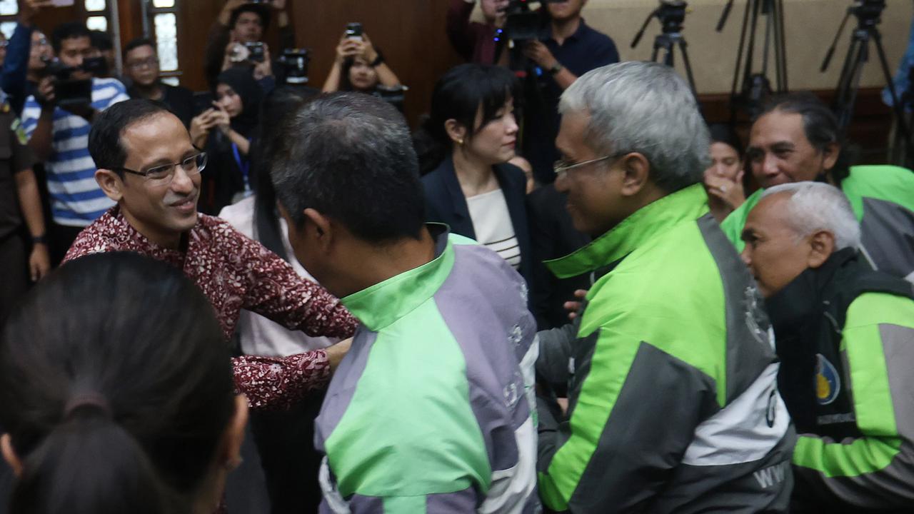 FOTO: Nadiem Makarim Mengaku Sakit Saat Jalani Sidang Korupsi Chromebook