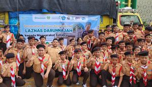 Laznas Darunnajah memberangkatkan bantuan kemanusiaan lebih dari 9 ton untuk korban bencana alam di wilayah Sumatera. (Istimewa)