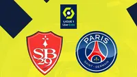 Ligue 1 - Brest Vs PSG (Bola.com/Adreanus Titus)