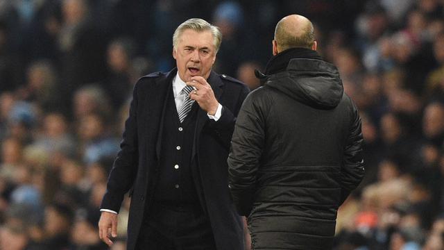 Carlo Ancelotti dan Pep Guardiola