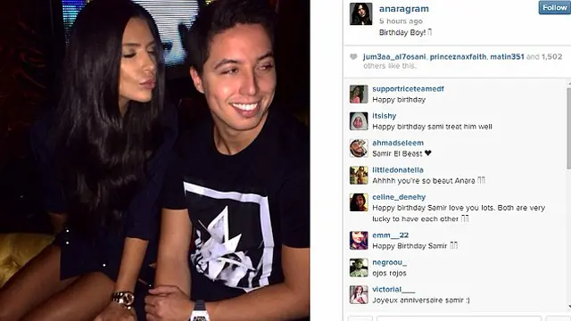Samir Nasri dan Anara Atanes