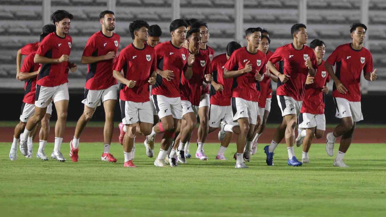 FOTO: Garuda Muda Siap Tempur di Semifinal AFF U-23