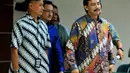 Usai menghadapi sidang pembcaan vonis Mantan Menteri Pemuda dan Olahraga Andi Mallarangeng keluar dari ruangan sidang. (Liputan6.com/Johan Tallo)