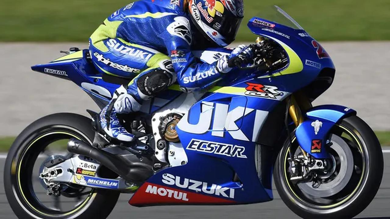 Maverick Vinales menjajal seamless gearbox baru GSX-RR (c) Suzuki Racing