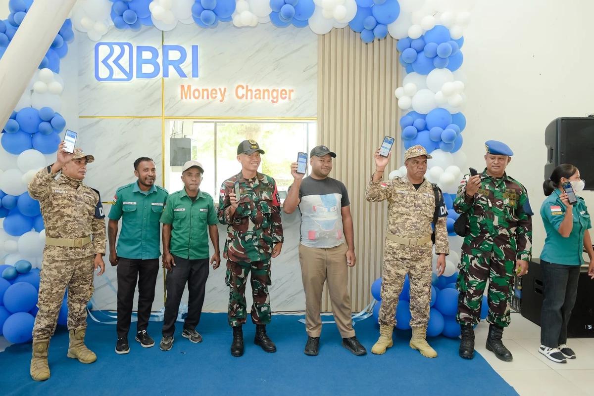 BRI Resmikan Money Changer di PLBN Motaain