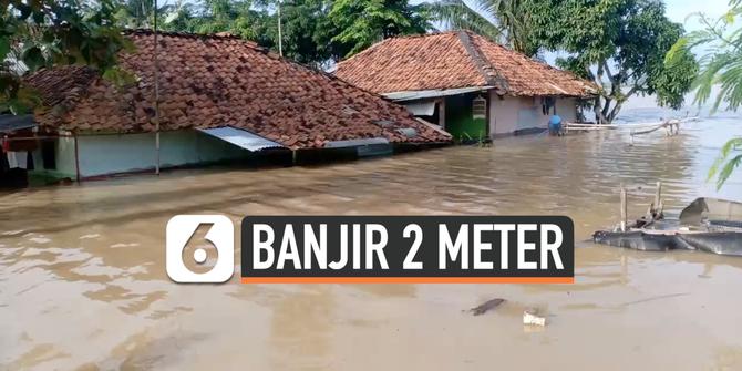 VIDEO: Ribuan Rumah di Karawang Terendam Banjir 2 Meter
