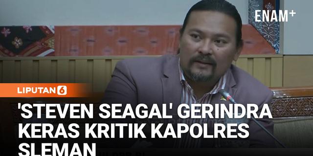 Martin 'Steven Seagel' DPR Tegur Keras Kajari dan Kapolres Sleman: Bisa Rusak Institusi Pak!