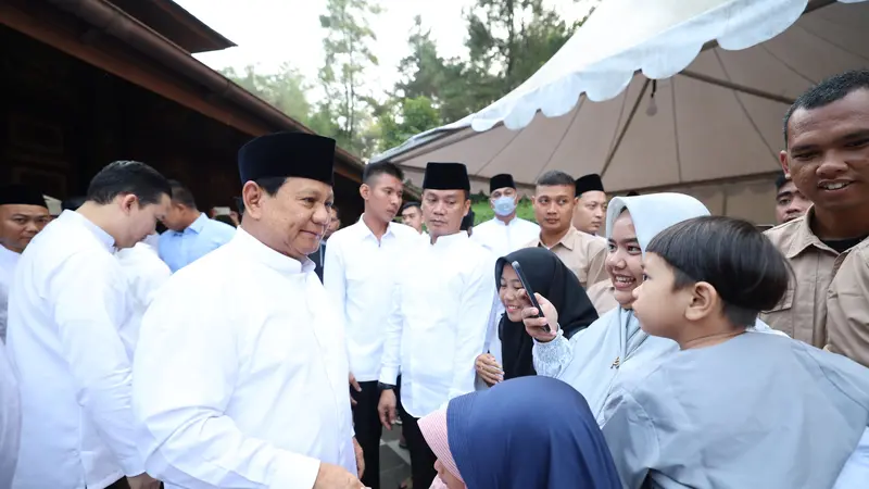 Menteri Pertahanan (Menhan) sekaligus presiden terpilih (2024-2029) Prabowo Subianto