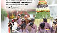Upacara Adat Tunggul Wulung (IG: Dinas Kebudayaan DIY)