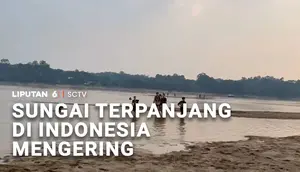 Sungai Terpanjang di Indonesia Mengering