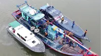 Bea Cukai bersama Korpolairud Baharkam Polri melaksanakan operasi patroli laut bersama selama 14 hari mulai tanggal 18 Febuari hingga 03 Maret 2021. (Foto: Bea cukai)