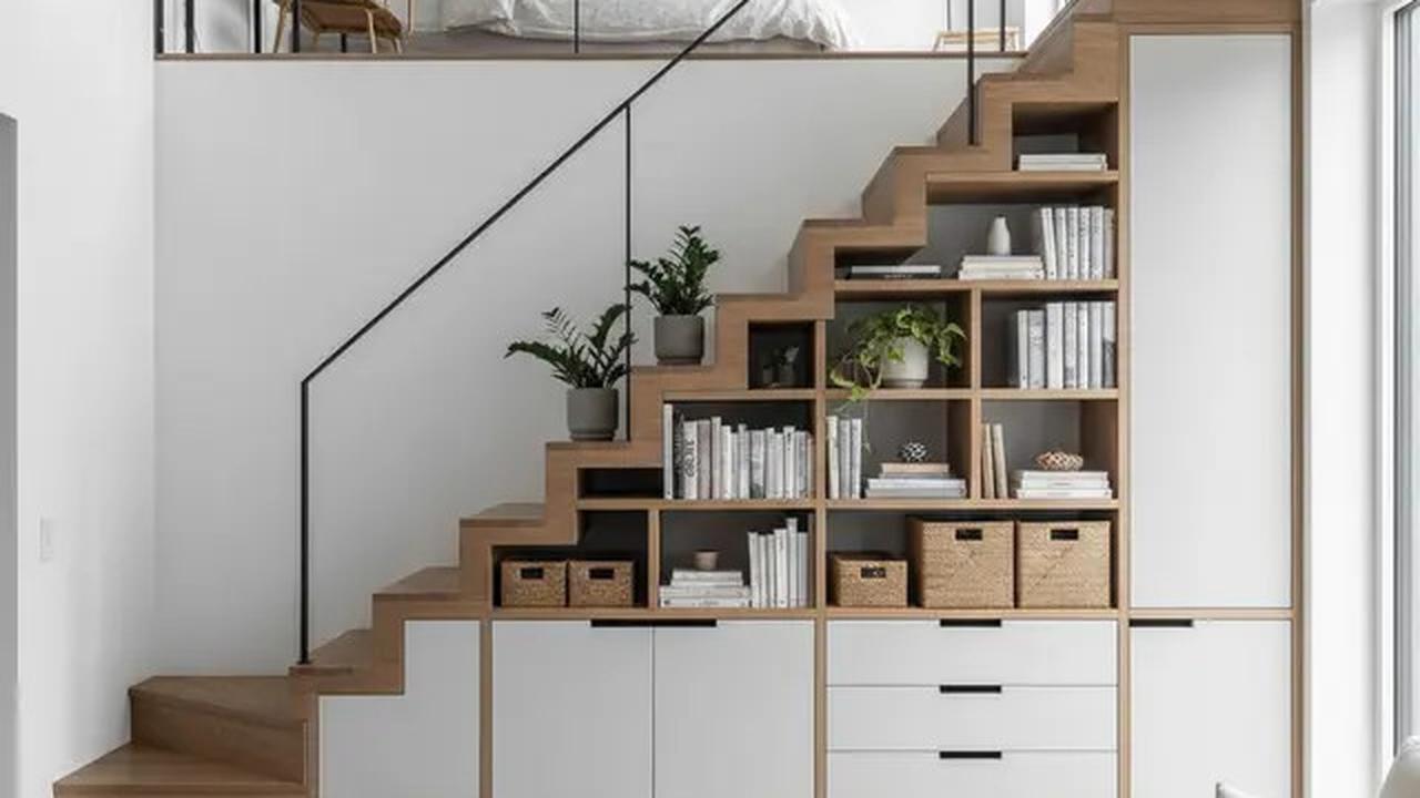 8 Model Rumah Kecil Mezzanine dengan Rak Tangga Multifungsi, Solusi Cerdas Hemat Ruang