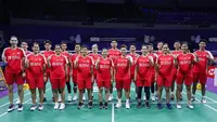 Skuad Indonesia di Piala Sudirman 2023. (Dok PBSI)