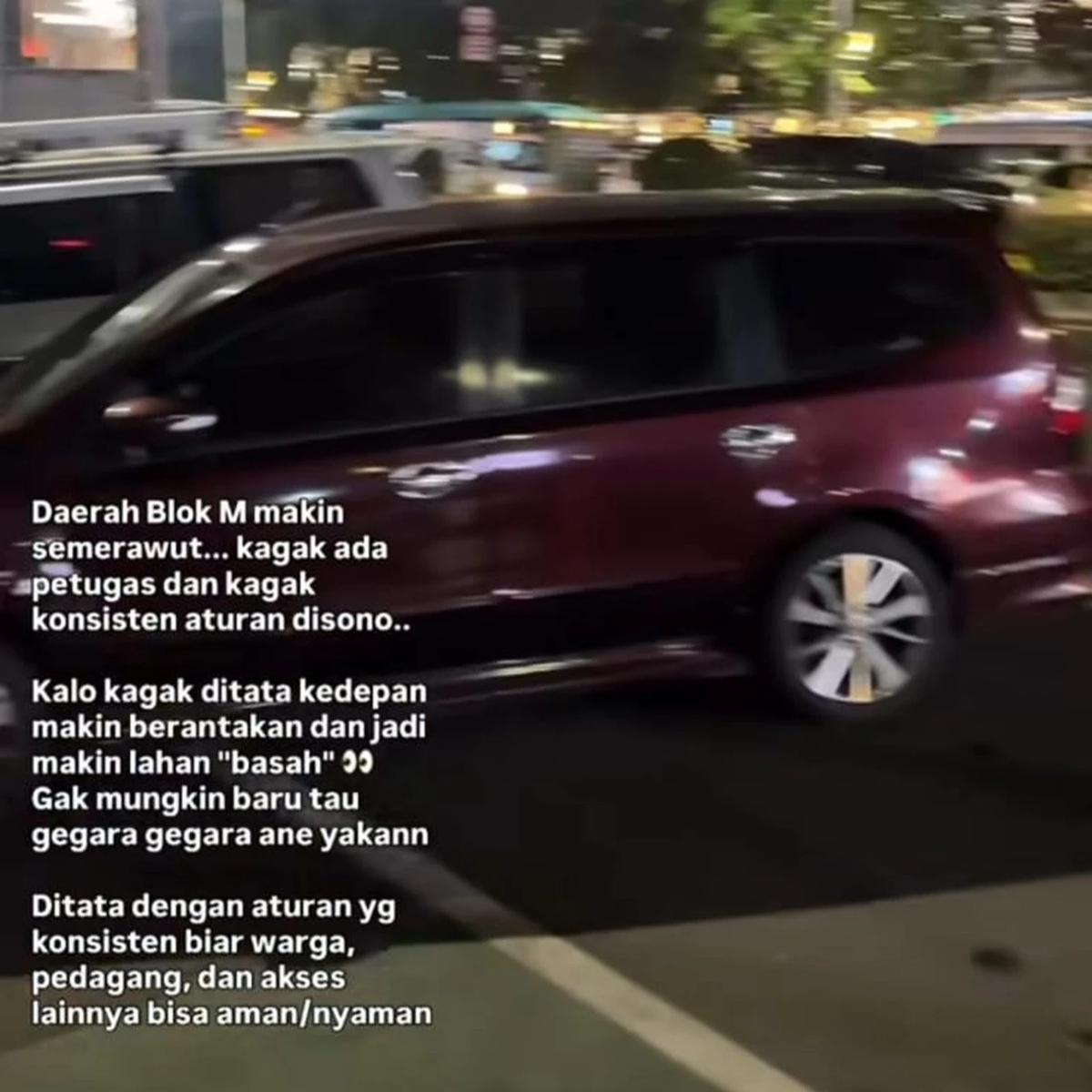 Parkir Semrawut di Blok M