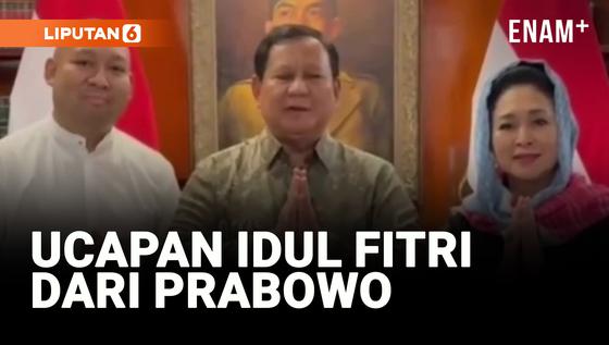 VIDEO: Bareng Titiek Soeharto, Prabowo Unggah Momen Hari Raya Idul Fitri 1446 H