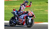 Pembalap Gresini Racing MotoGP Enea Bastianini kunci posisi tiga MotoGP 2022. (ist)