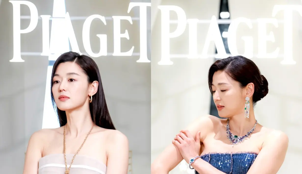 Aktris asal Korea Selatan yang juga Global Ambassador Piaget ini tampil memancarkan pesona seorang putri kerajaan, mengenakan dua gaun elegan yang memadukan keanggunan klasik dan kemewahan modern. [Dok/Piaget].