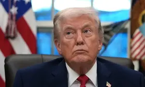 Presiden Amerika Serikat Donald Trump di Ruang Oval, Gedung Putih, Kamis (29/1/2026). (Dok. AP/Allison Robert)