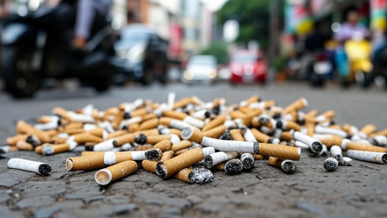Laporan Terbaru: 16.847 Sampah Puntung Rokok Menggunung di Jabodetabek