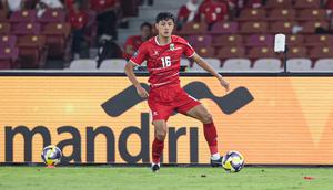 Dony Tri Pamungkas saat Timnas Indonesia melawan Bulgaria di final FIFA Series 2026 di SUGBK, Jakarta, Senin (30-3-2026). (Bola.com/Abdul Aziz)