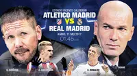 Prediksi Atletico Madrid Vs Real Madrid (Liputan6.com/Trie yas)