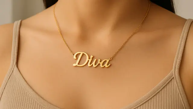 Model Kalung Emas Asli yang Everlasting/Ilustrasi gambar oleh AI