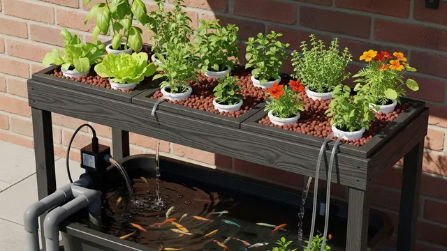 Desain Rumah dengan Kebun Sayur di Atas Kolam Ikan
