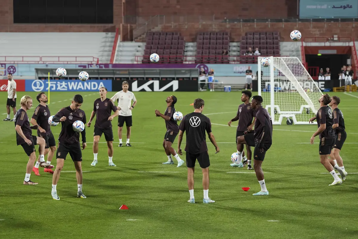 Intip Latihan Jerman Jelang Hadapi Kosta Rika di Piala Dunia 2022