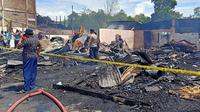 9 rumah warga di Kabupaten Toba hangus terbakar