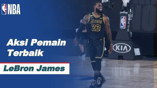 VIDEO: LeBron James Bawa LA Lakers Menang atas Houston Rockets di Semifinal Playoff NBA