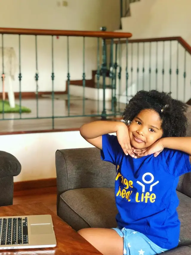 ilustrasi potret velove, anak garneta haruni yang menggemaskan/instagram: garnetaharuni