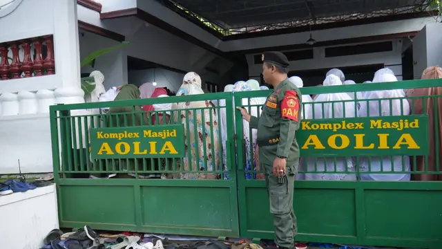 Jemaah Aolia Gunungkidul Sholat Hari Raya Idul Fitri pada 20 April 2023