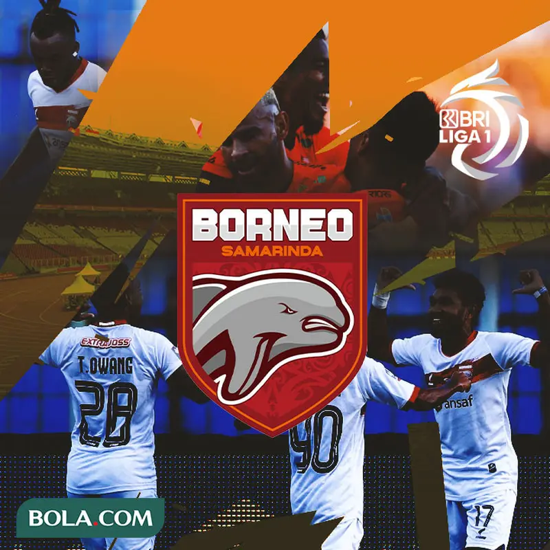 Liga 1 - Ilustrasi Logo Borneo FC Samarinda BRI Liga 1