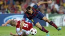 Pengadilan Spanyol mendakwa Mascherano tidak membayar pajak kepada negara sebesar 1,6 juta euro dan jika itu terbukti, pesepak bola Argentina itu terancam kurungan satu bulan penjara. (AFP/Lluis Gene) 
