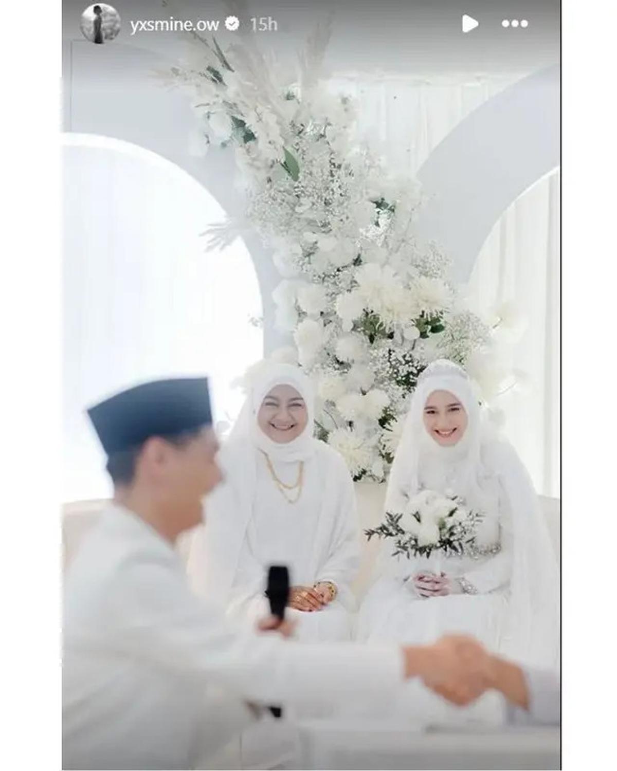 6 Potret Pernikahan Kedua Yasmine Ow dengan Cinta Lamanya, 12 Tahun Saling Suka