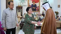 Momen Megawati Didampingi Prananda Prabowo Terima Dubes Qatar, Ini yang Dibahas