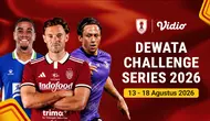 Dewata Challenge Series 2026: Adu Kekuatan Bali United, Persib, dan Sabah FC Hanya di Vidio