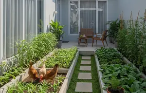 10 Cara Membuat Kebun Pakan Ayam di Pekarangan Sempit, Praktis dan Hemat Biaya