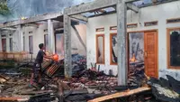 Kebakaran Hebat Melalap Madrasah di Sukabumi, Padi 1,5 Ton Jadi Abu
