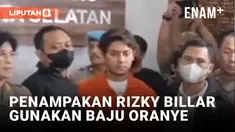 Potret Rizky Billar Kenakan Baju Tahanan